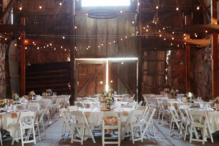 Beautiful party festoon lights illuminating a party.