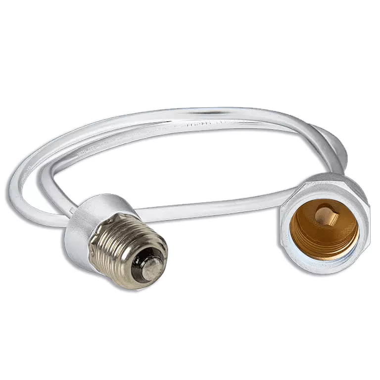 White dropper cable for festoon lights